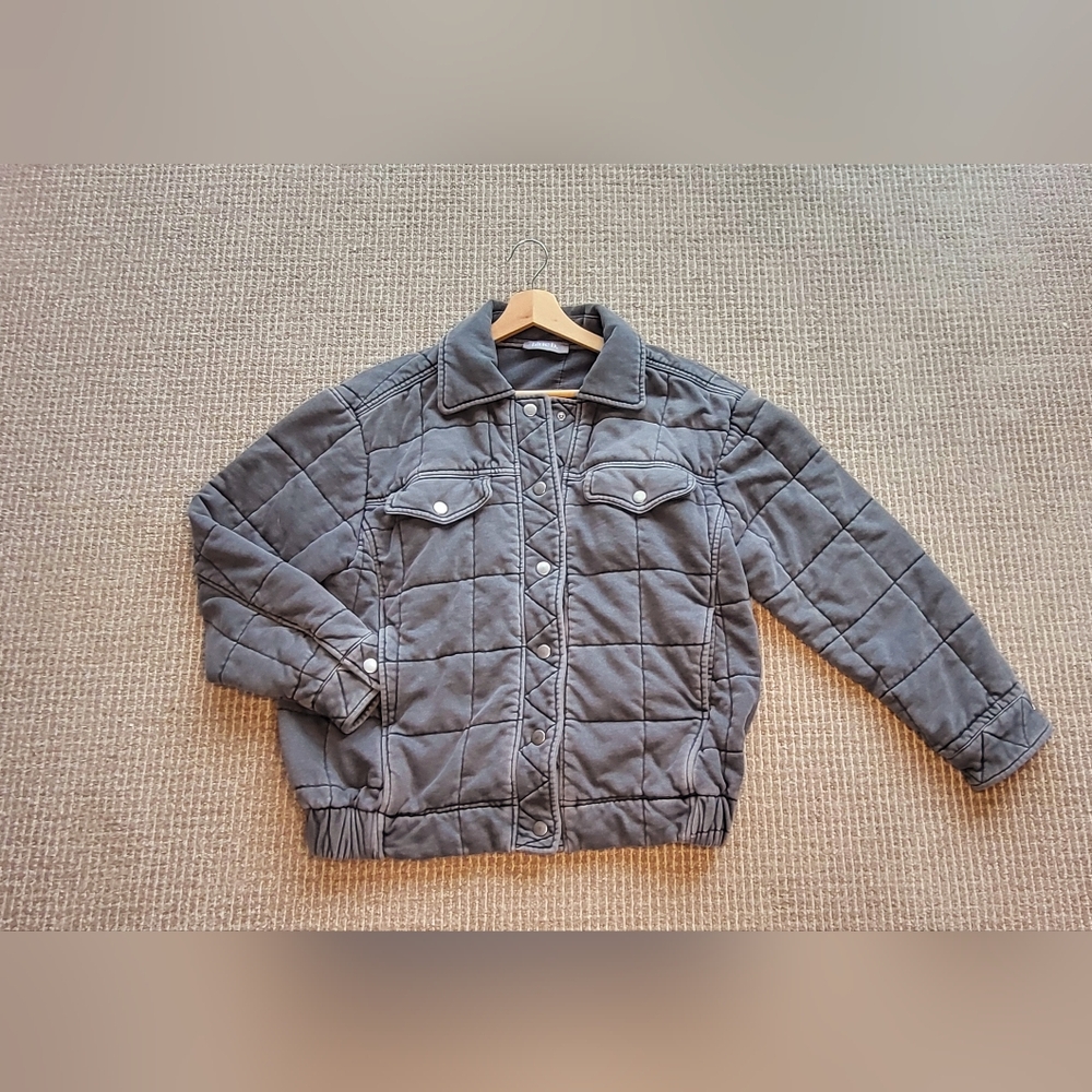 Blue B Gray Quilted Jacket